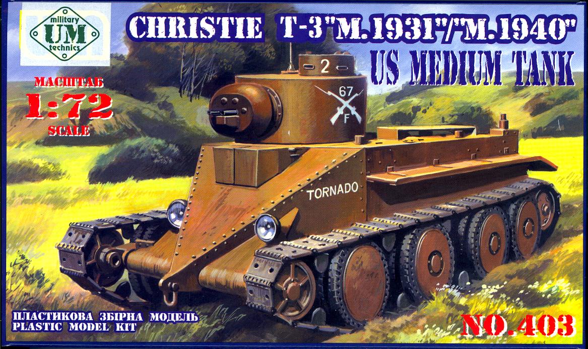 1/72 CHRISTIE T-3 'M.1931/M.1940'