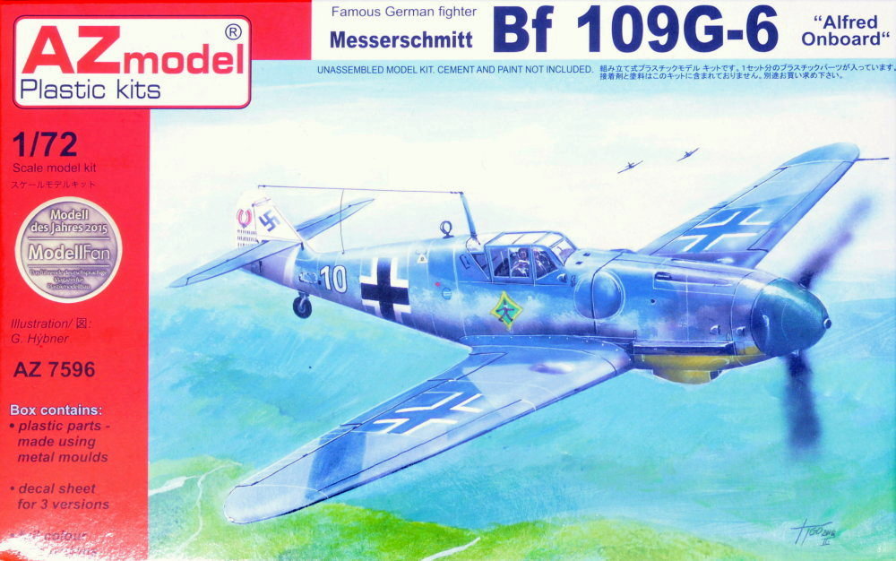 1/72 Messerschmitt Bf 109G-6 'Alfred Onboard'