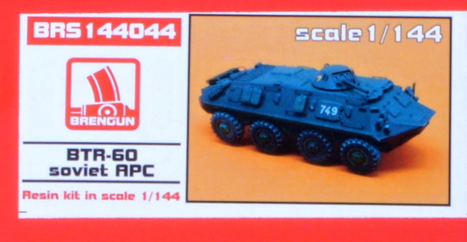 1/144 BTR-60 Soviet APC (resin kit)