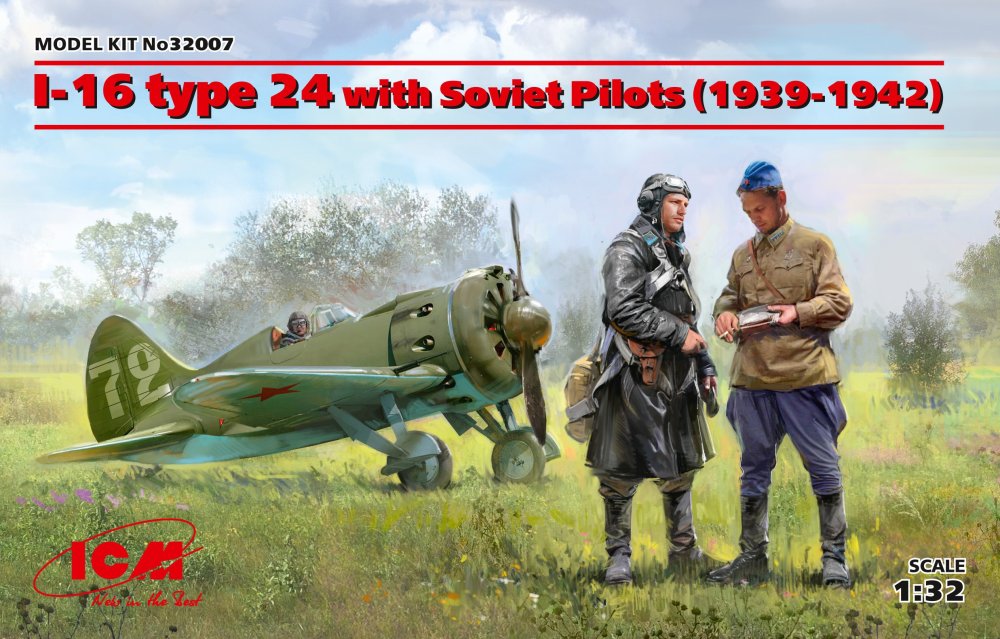 1/32 I-16 type 24 w/ Soviet Pilots (1939-1942)