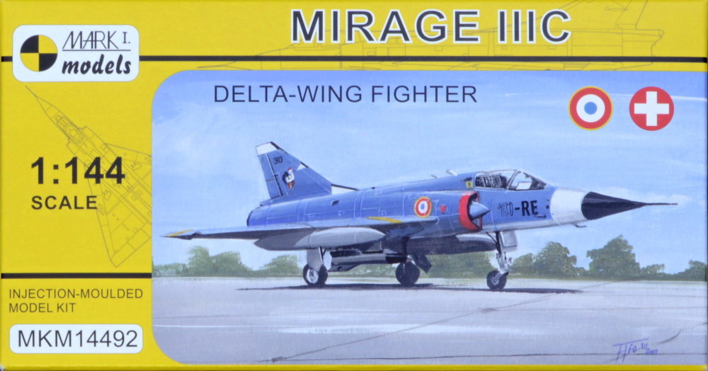 1/144 Mirage IIIC 'Delta-wing Fighter' (4x camo)