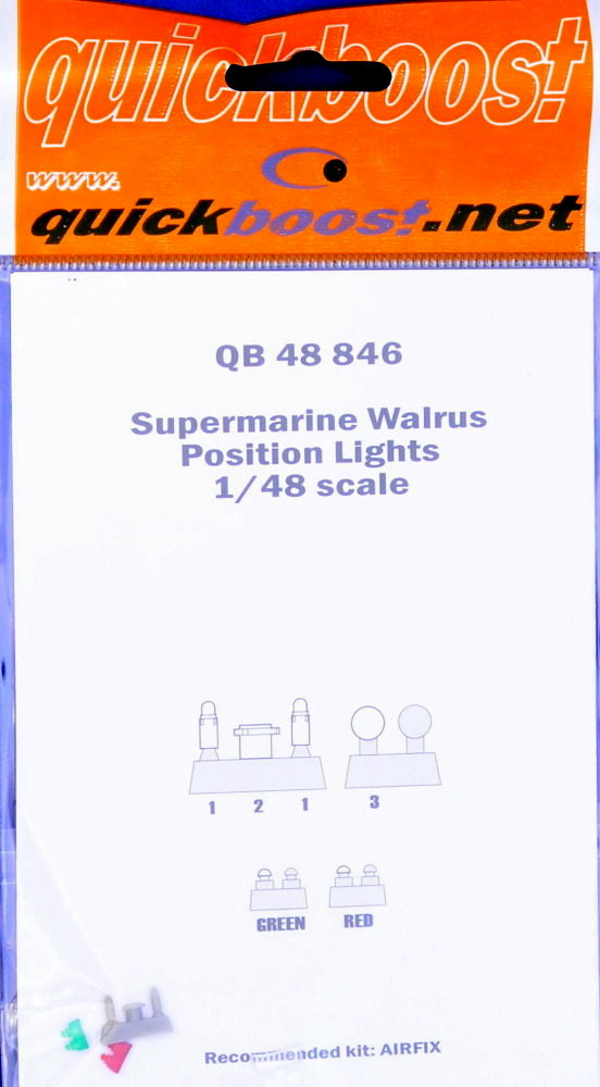 1/48 Supermarine Walrus position lights (AIRFIX)