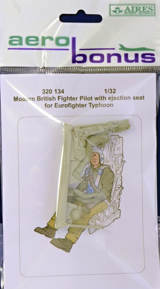 1/32 Modern British Fighter Pilot w/ ejection seat