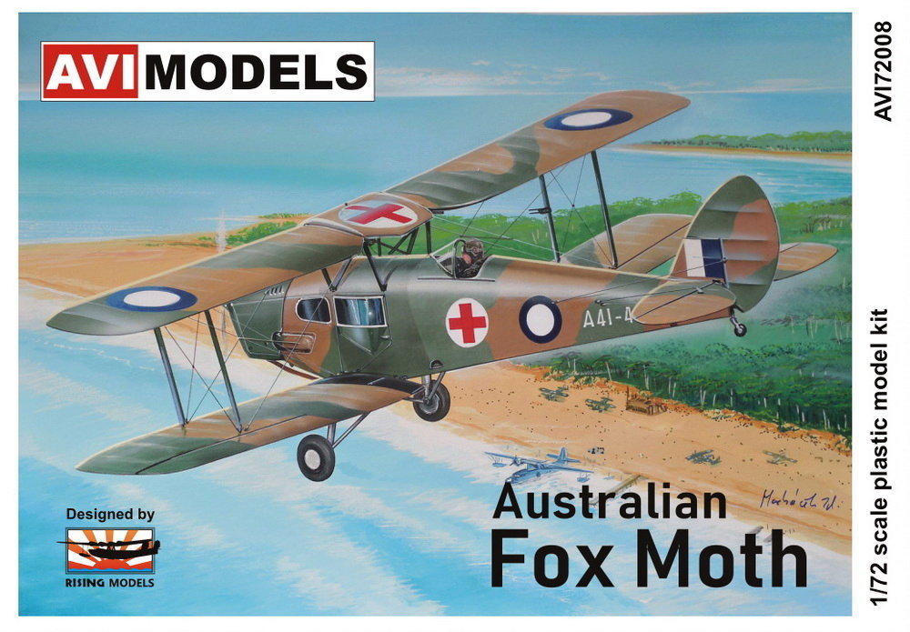 1/72 DH.83 Australian Fox Moth (6x camo)