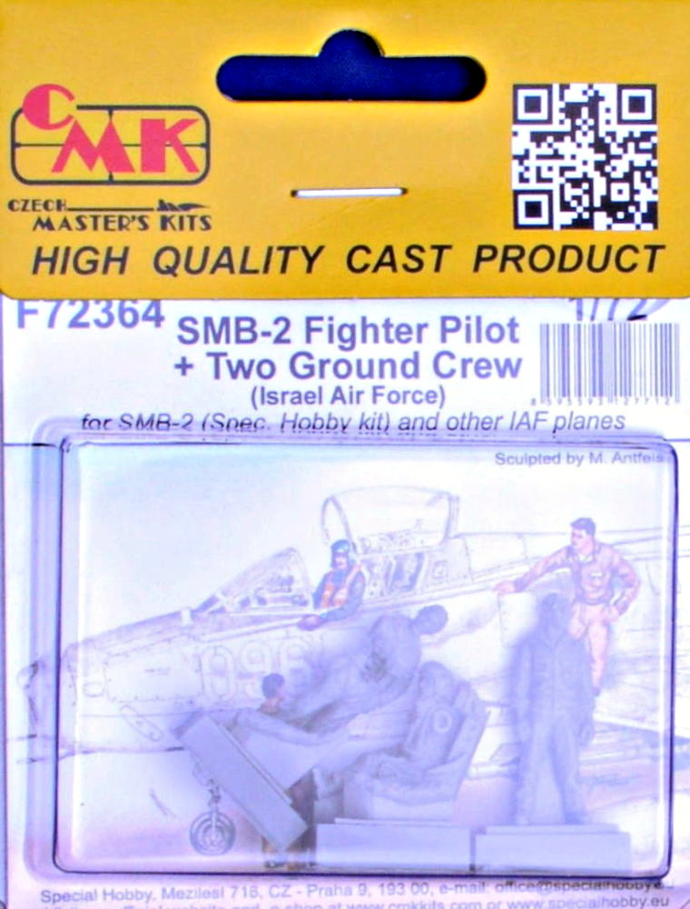 1/72 SMB-2 Fighter Pilot and Ground Crew (3 fig.)