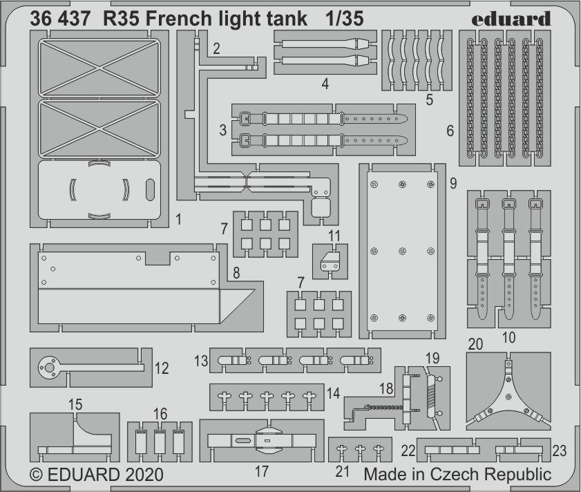 SET R35 French light tank (TAM)