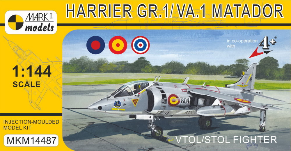 1/144 Harrier GR.1/VA.1 Matador (4x camo)