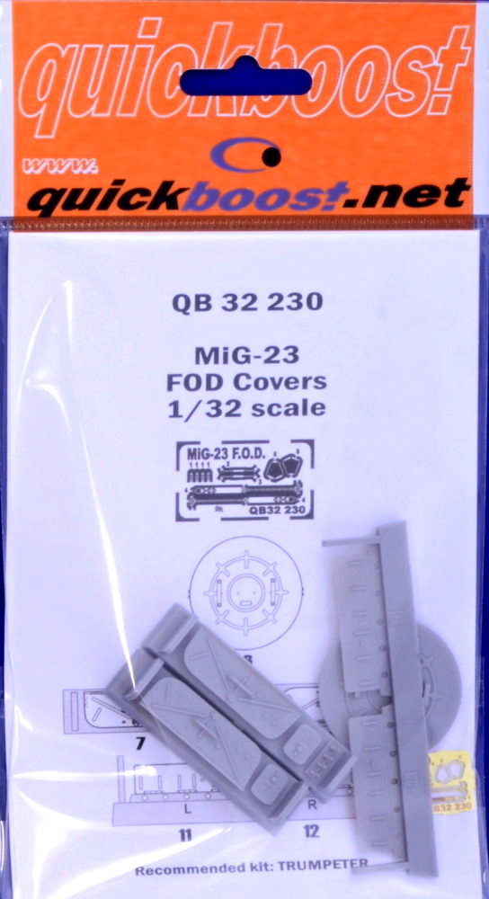 1/32 MiG-23 FOD covers (TRUMP)