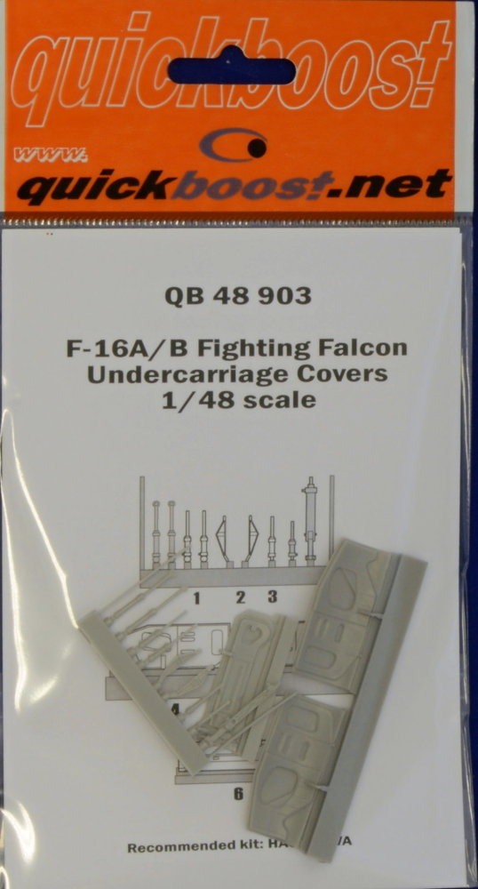 1/48 F-16A/B Fighting Falcon undercar.covers (HAS)