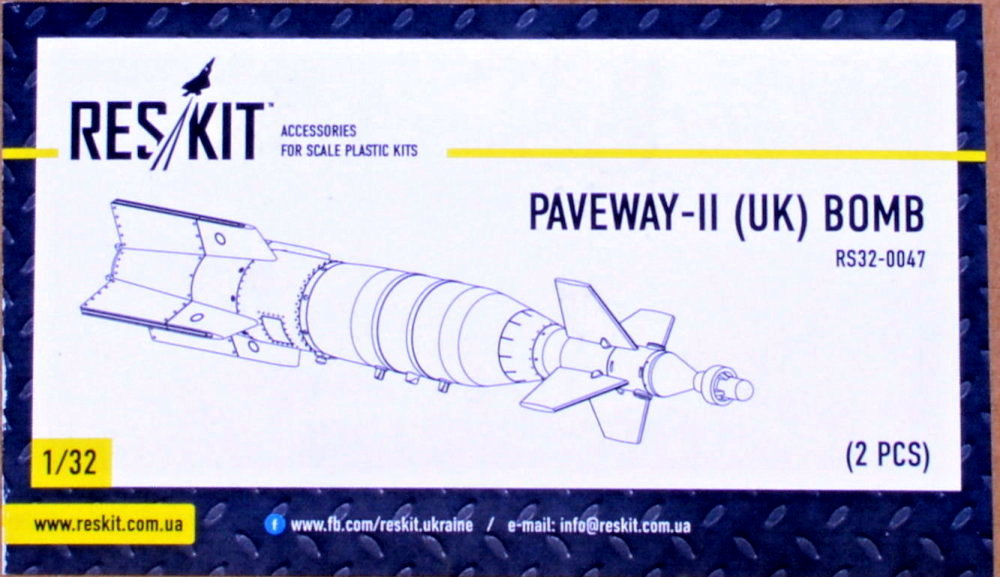 1/32 Paveway-II (UK) Bomb - 2 pcs. (REV)