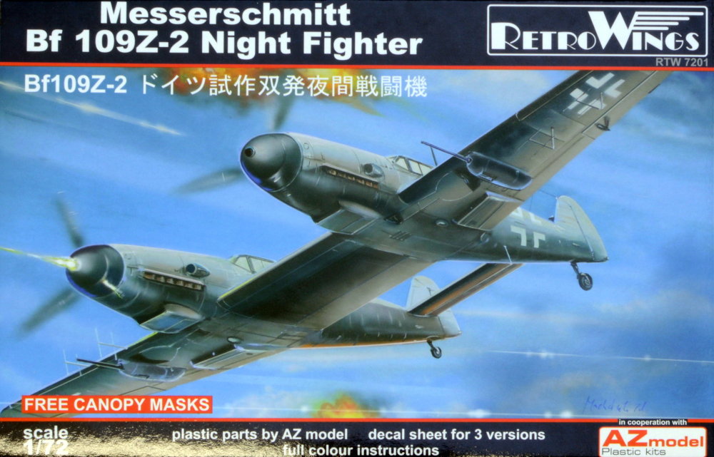 1/72 Messerschmitt Bf 109Z-2 Night Fighter