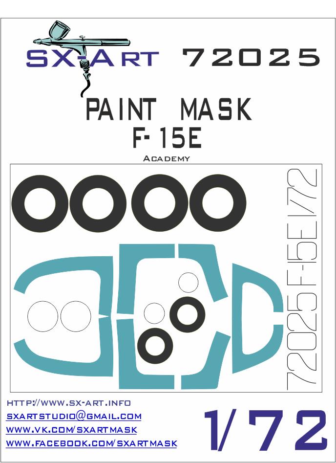 1/72 F-15E Painting Mask (ACA)