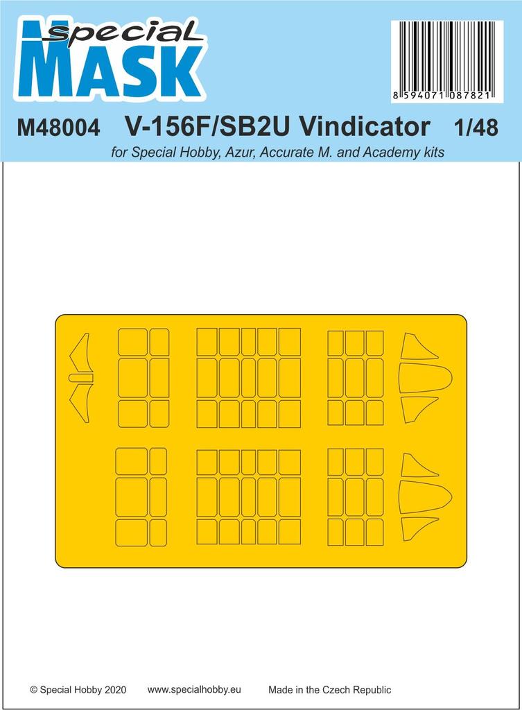 1/48 Mask for V-156F/SB2U Vindicator (SP.HOBBY)