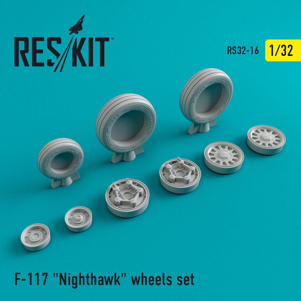 1/32 F-117 Nighthawk wheels set
