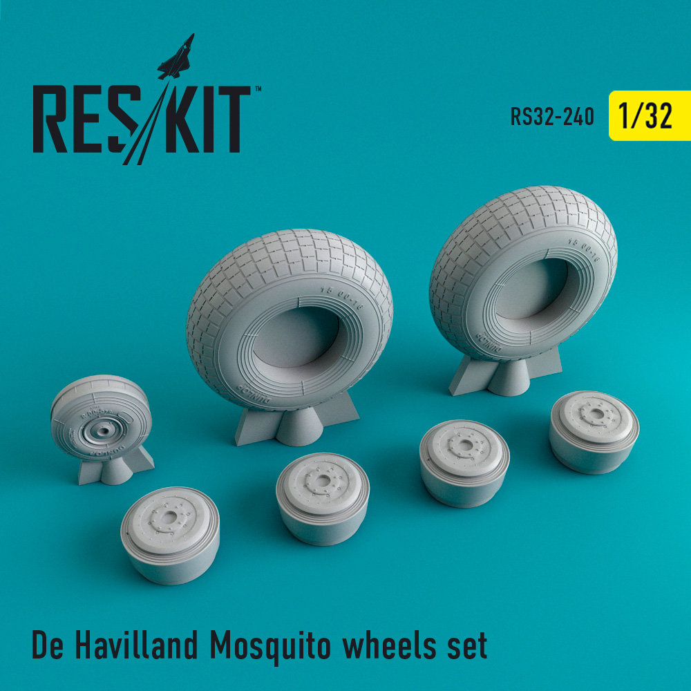 1/32 De Havilland Mosquito wheels set