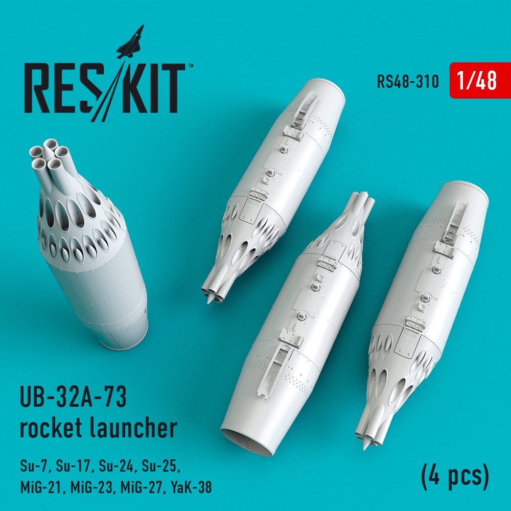 1/48 UB-32A-73 rocket launcher (4 pcs.)