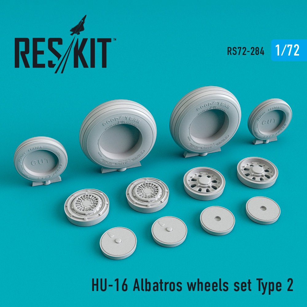 1/72 HU-16 Albatros wheels set Type 2