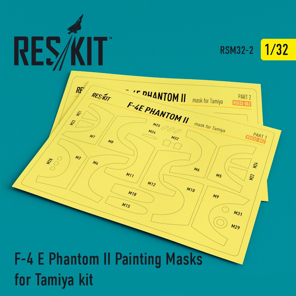 1/32 F-4 E Phantom II Painting Masks (TAM)