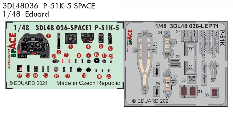 1/48 P-51K-5 SPACE (EDU)
