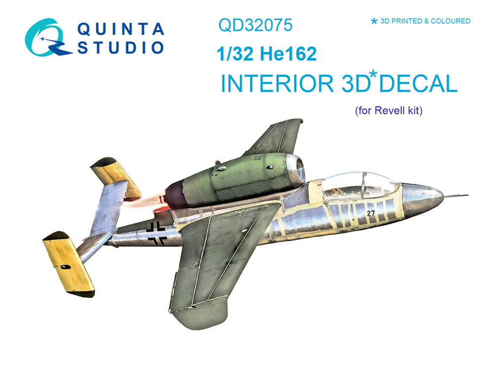 1/32 He 162 3D-Print&col.Interior (REV)