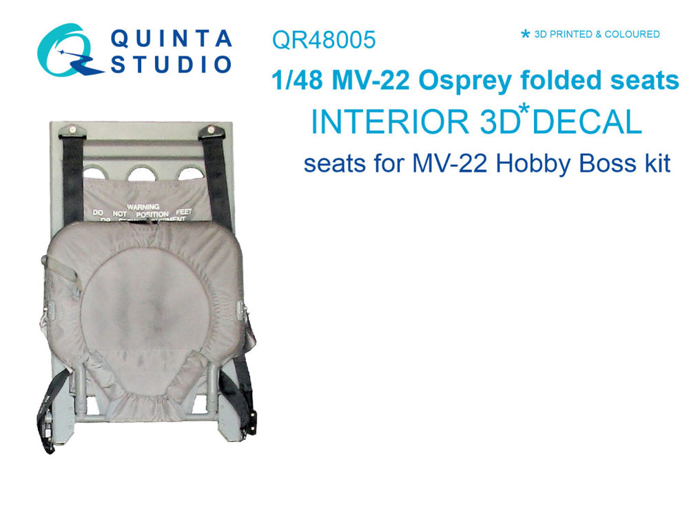 1/48 MV-22 Osprey folded seats (26 pcs., HOBBYB)