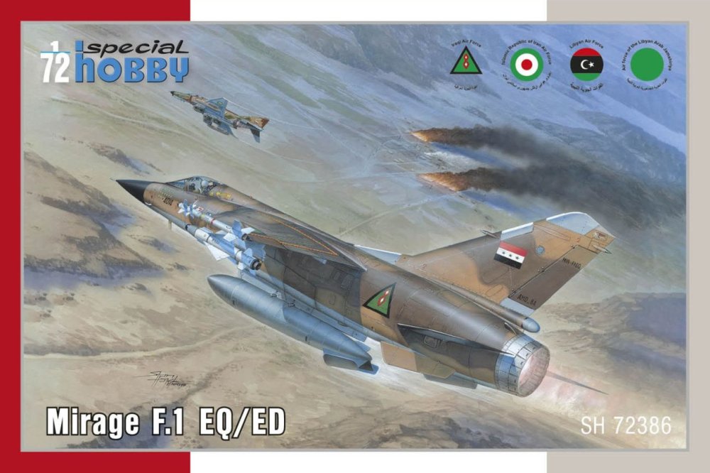 1/72 Mirage F.1 EQ/ED (4x camo) re-issue