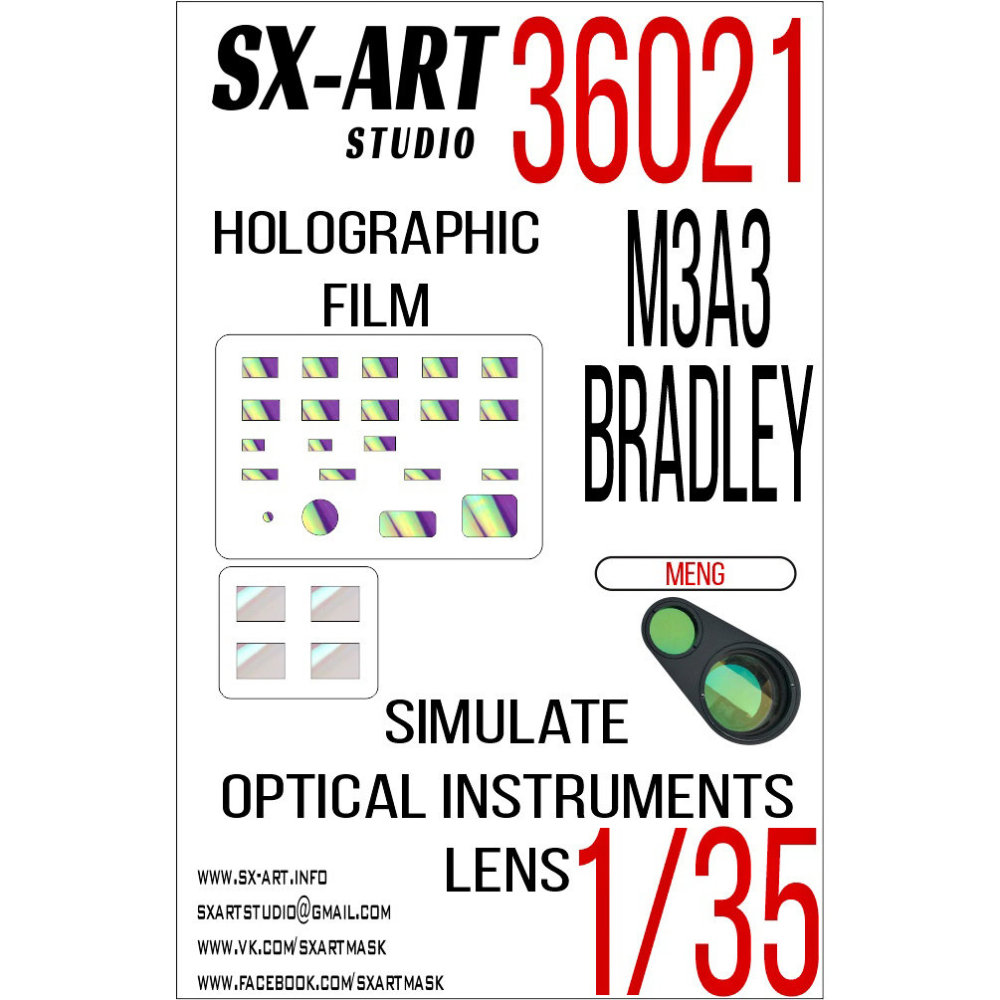 1/35 Holographic film M3A3 BRADLEY (MENG) 