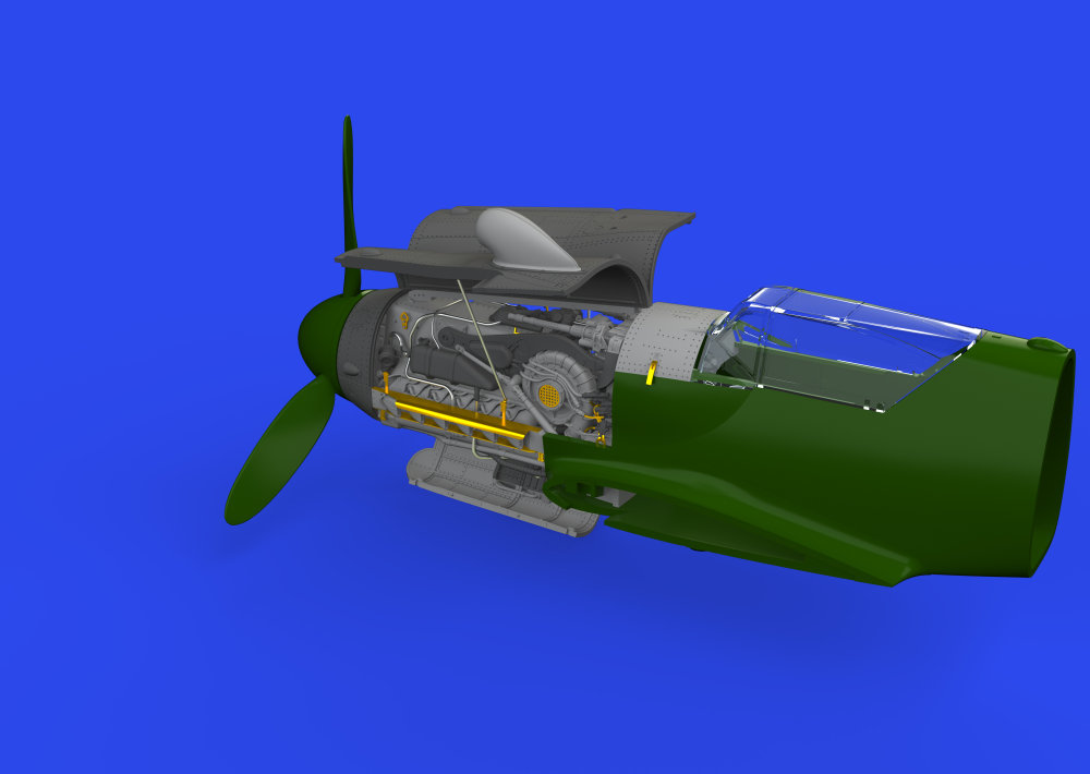 BRASSIN 1/48 Bf 109G-10 WNF engine (EDU)