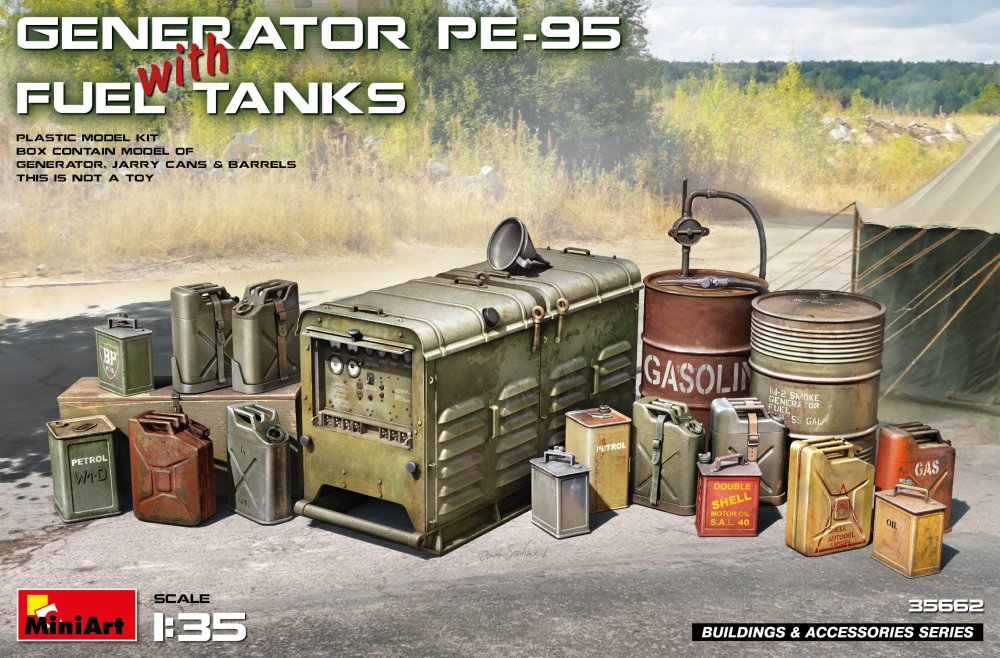 1/35 Generator PE-95 w/ fuel tanks