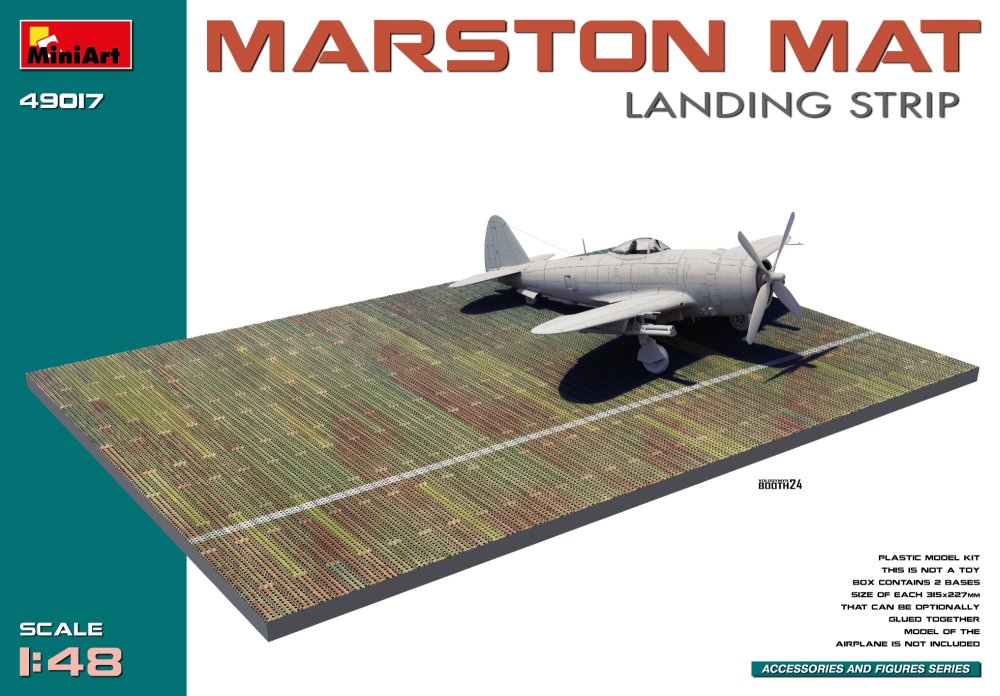 1/48 Marston Mat, Landing Strip (315x227 mm,2 pcs)
