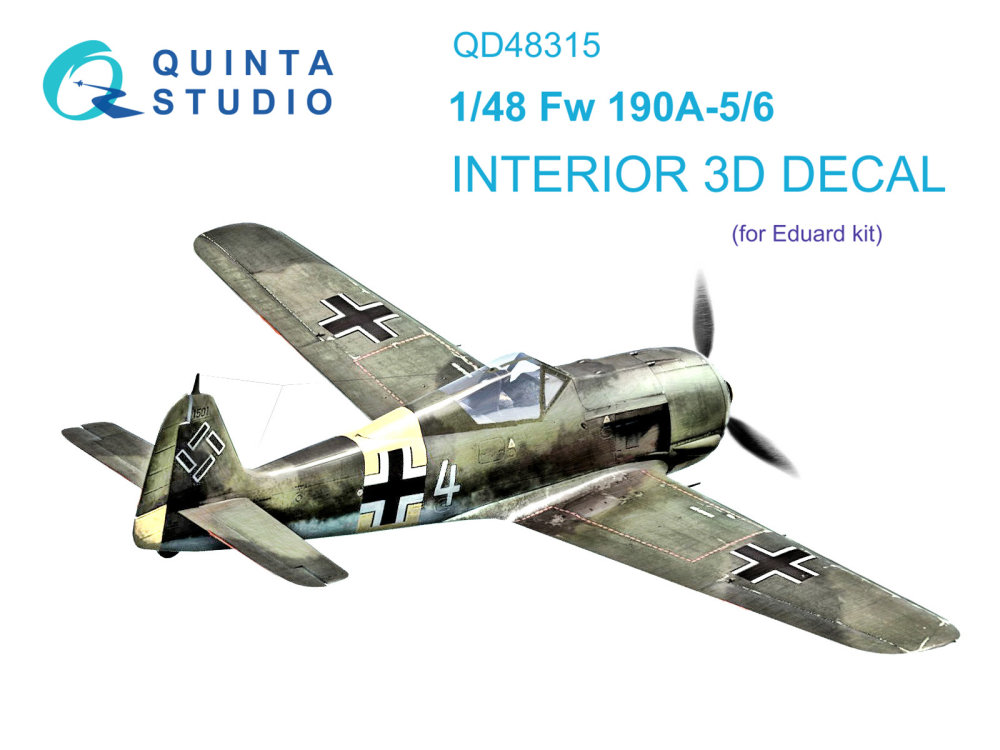 1/48 Fw 190A-5/6 3D-Print.&col.Interior (EDU)