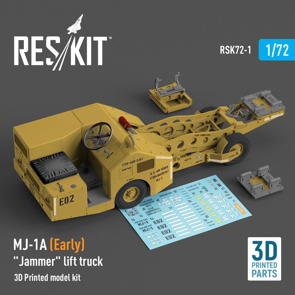 1/72 MJ-1A Early 'Jammer' lift truck (3D model)