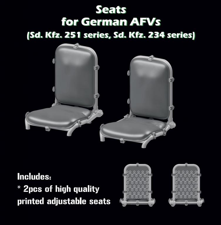 1/35 Seats for German AFV's (2 pcs.)