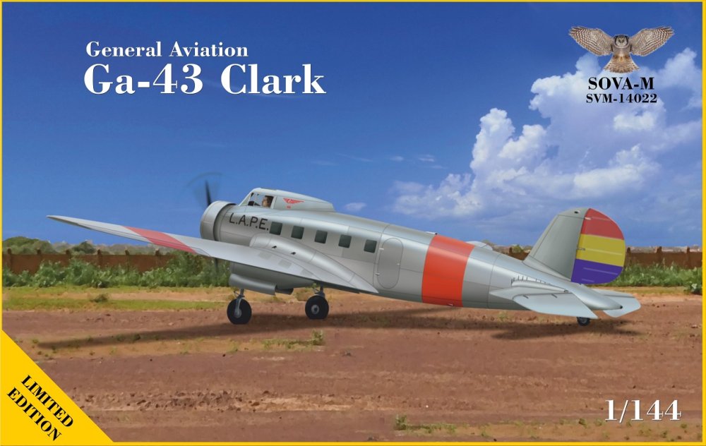 1/144 GA-43 'Clark' (L.A.P.E. Airline)