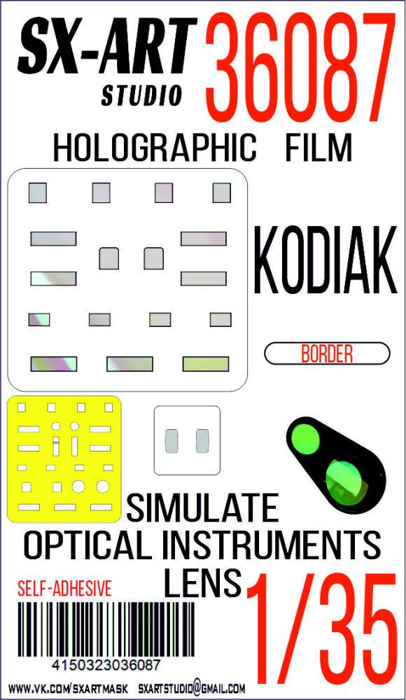 1/35 Holographic film Kodiak (BORDER)