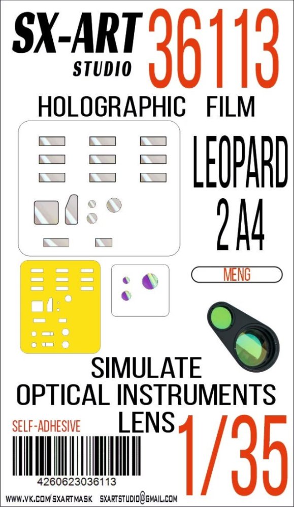 1/35 Holographic film Leopard 2 A4 (MENG)