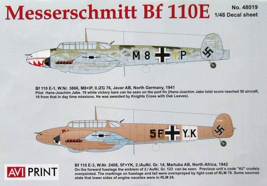 MODELIMEX Online Shop | 1/48 Messerschmitt Bf 110E | your 