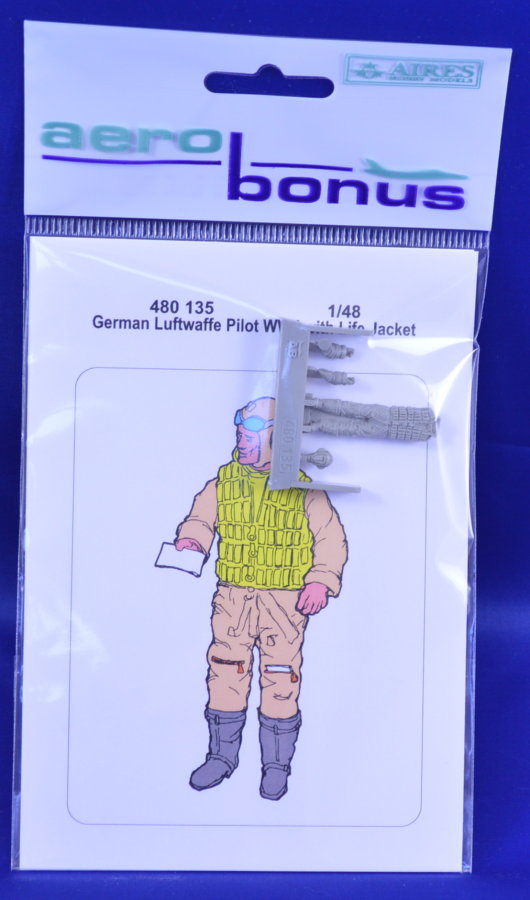 1/48 German Luftwaffe Pilot WWII with life jacket