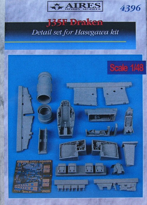 1/48 J35F Draken detail set  (HAS)