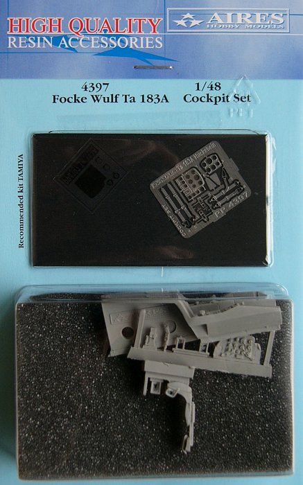 1/48 Focke Wulf Ta 183A cockpit set (TAM)