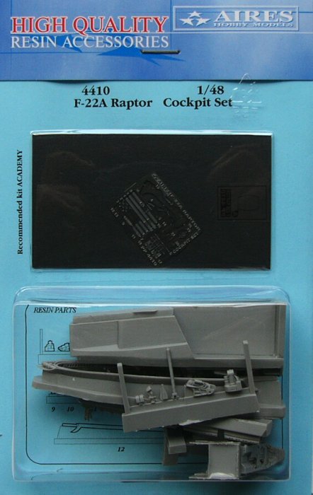 1/48 F-22A Raptor cockpit set (ACAD)