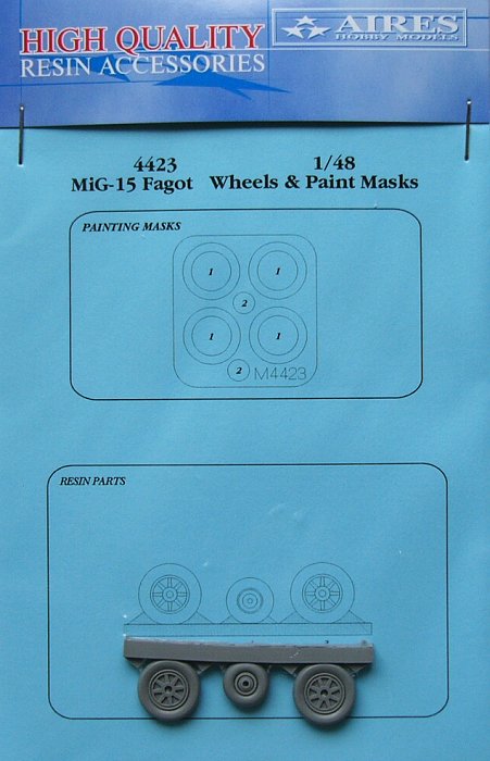 1/48 MiG-15 Fagot wheels & paint masks