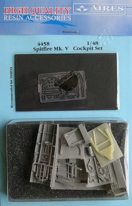 1/48 Spitfire Mk. V cockpit set  (TAM)