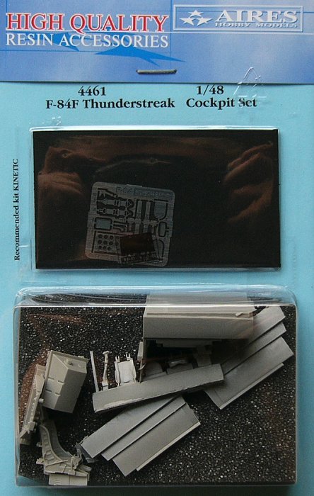 1/48 F-84F Thunderstreak cockpit set  (KINETIC)