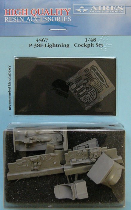 1/48 P-38F Lightning cockpit set (ACAD)