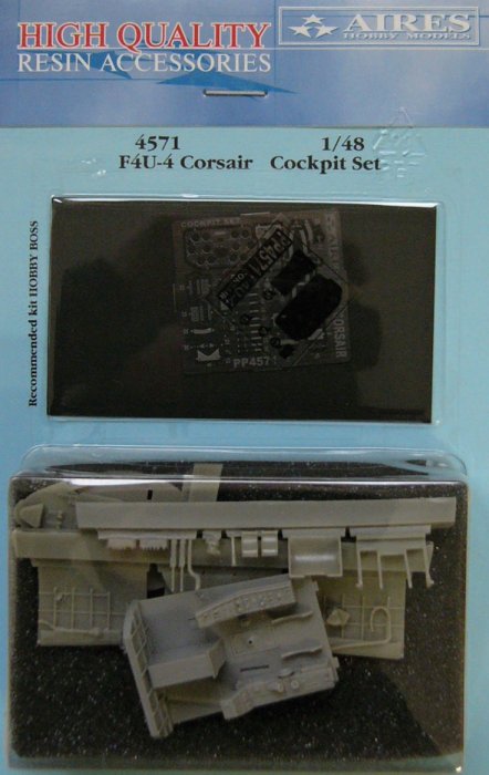 1/48 F4U-4 Corsiar cockpit set (HOBBYB)