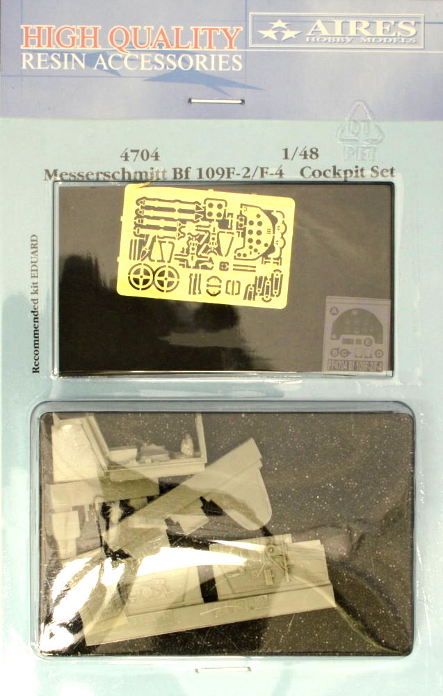 1/48 Bf 109F-2/F-4 cockpit set (EDU)