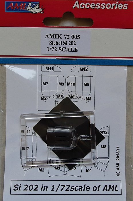 1/72 Canopy & Mask for Si 202  (AML)