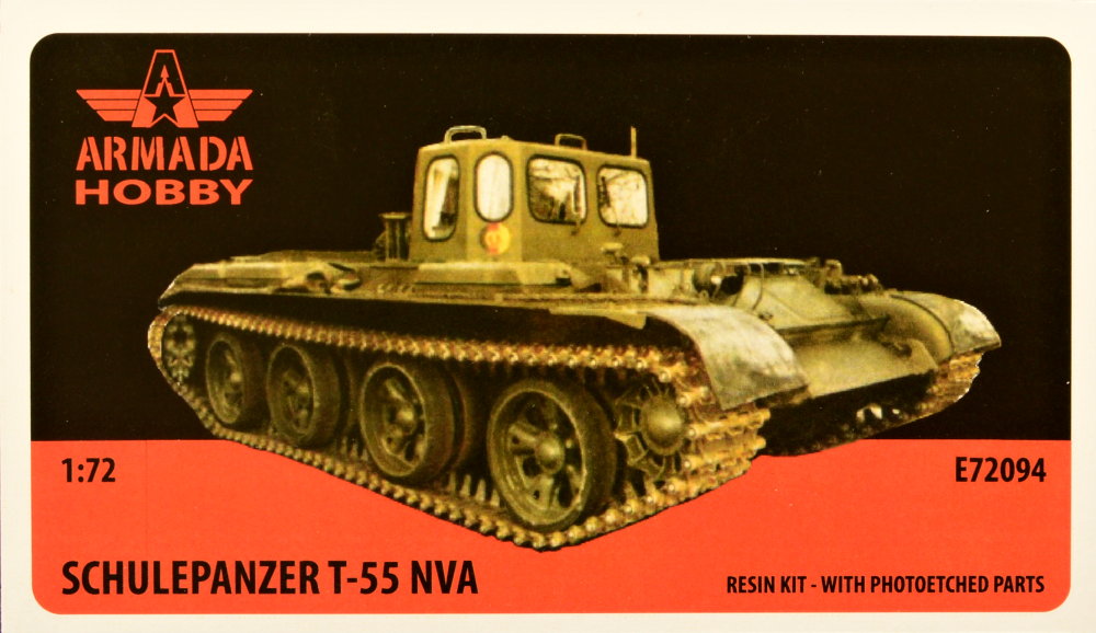 1/72 Schulepanzer T-55 NVA (resin kit & PE)