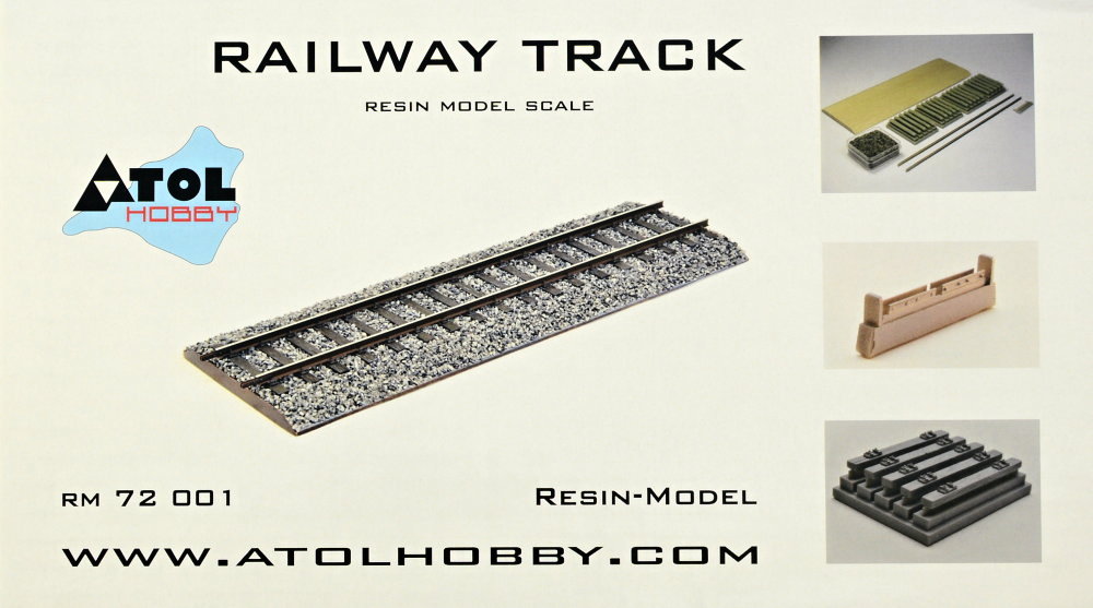 1/72 Railway Track (resin model)